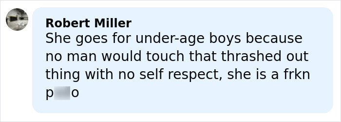 Comment discussing Bonnie Blue's arrest and Annie Knight's brutal response in an online forum conversation.