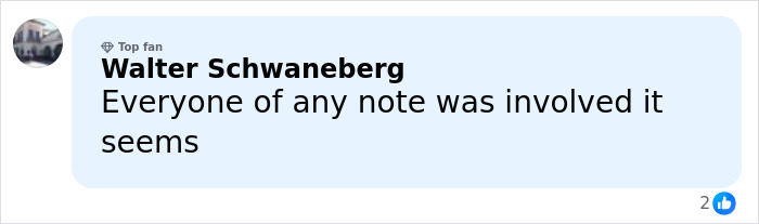 Comment by Walter Schwaneberg discussing involvement in Epstein files, highlighting disturbing messages on women photos. Comment by Walter Schwaneberg discussing involvement in Epstein files, highlighting disturbing messages on women photos.