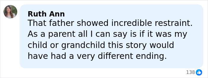 Comment praising heroic Texas dad for rescuing kidnapped daughter by tracking her phone in the woods on Christmas.