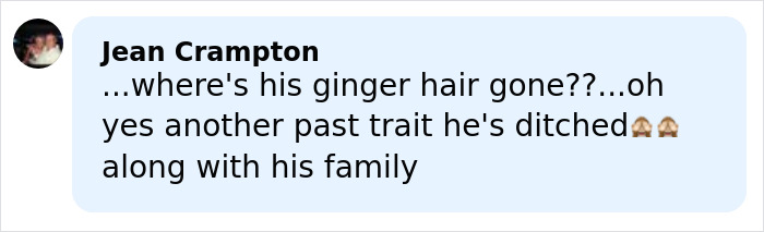 Comment on social media post discussing family traits, related to Gordon Ramsay&rsquo;s speech at daughter&rsquo;s wedding to Adam Peaty.