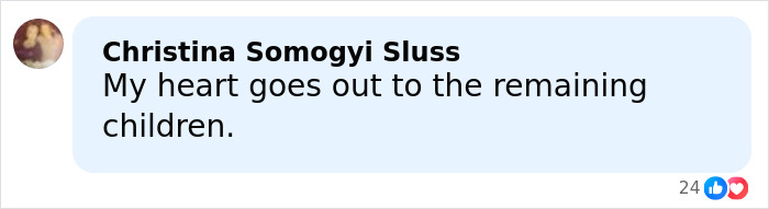 Comment by Christina Somogyi Sluss expressing sympathy for remaining children amid Nick Reiner hotel room report and arrest details.