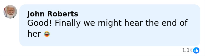 Comment by John Roberts reacting to Bonnie Blue's defiant message as she faces 15 years in jail for scandalous video.