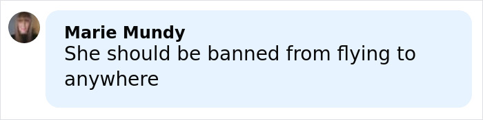 Comment by Marie Mundy about banning Bonnie Blue from flying, related to her controversial tour and arrest news. Comment by Marie Mundy about banning Bonnie Blue from flying, related to her controversial tour and arrest news.