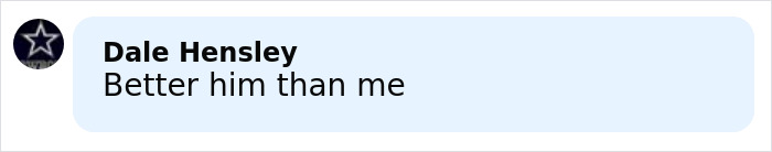 Screenshot of a social media comment reading Better him than me, related to woman's chilling 911 call after attacking boyfriend.