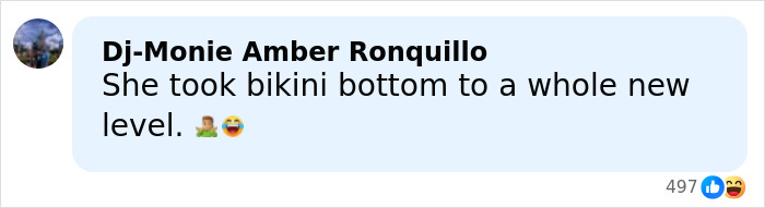 Social media comment reacting to Ice Spice sparks outrage over see-through dress and revealing outfit details.