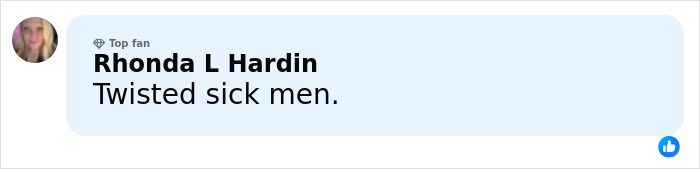 Screenshot of a social media comment expressing disdain, related to eerie new images from Epstein&rsquo;s private island home.