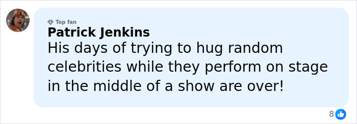 Comment by Patrick Jenkins about a man jailed for attacking Ariana Grande and causing trouble at Lady Gaga&rsquo;s concert.