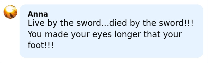 Commenter named Anna reacting with a dramatic statement about consequences related to a crypto scammer case in Dubai Mall. Commenter named Anna reacting with a dramatic statement about consequences related to a crypto scammer case in Dubai Mall.