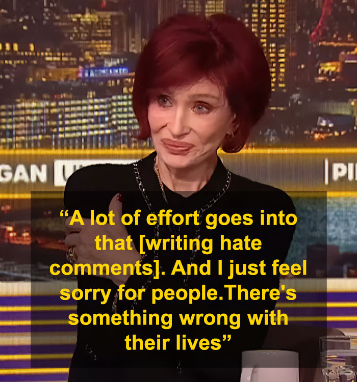 Sharon Osbourne speaking about Kelly’s heartbreaking weight loss during a televised interview with city lights background. Sharon Osbourne speaking about Kelly’s heartbreaking weight loss during a televised interview with city lights background.