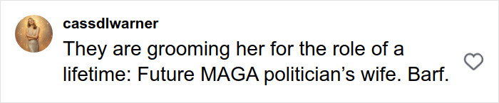 Text comment about Sydney Sweeney&rsquo;s MAGA makeover causing an online showdown as stylist responds.