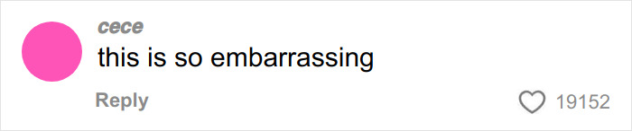 Social media comment saying "this is so embarrassing," related to teen pepper-spraying tourists on a boat incident. Social media comment saying "this is so embarrassing," related to teen pepper-spraying tourists on a boat incident.