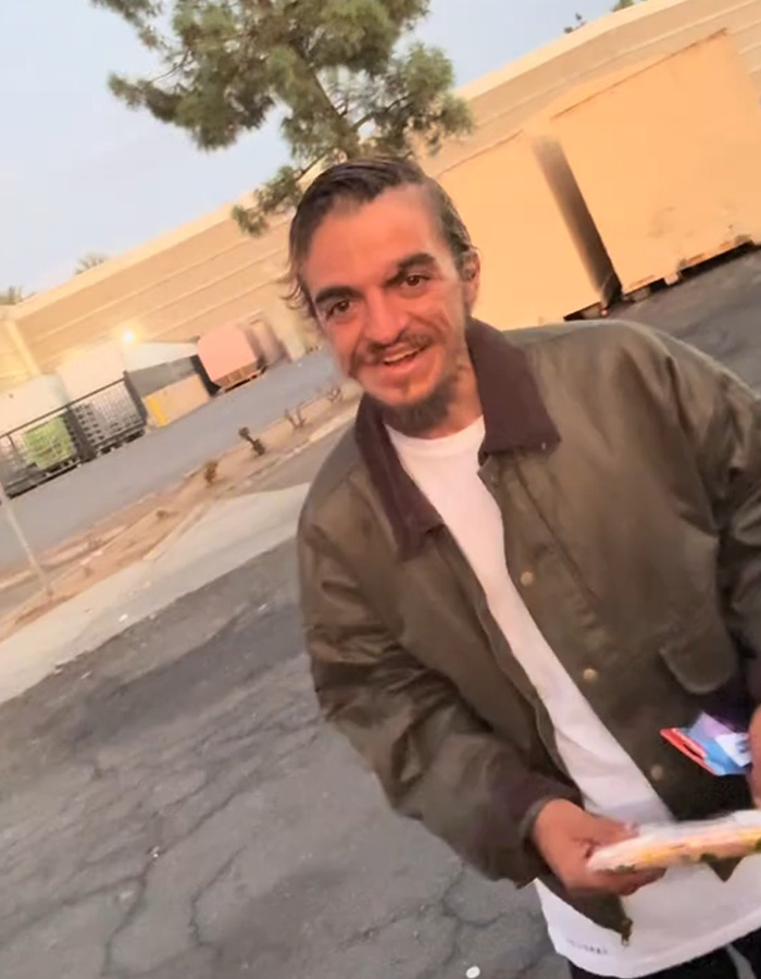 Former child actor Tylor Chase in casual jacket outdoors, appearing distressed amid recent troubles and public warnings.