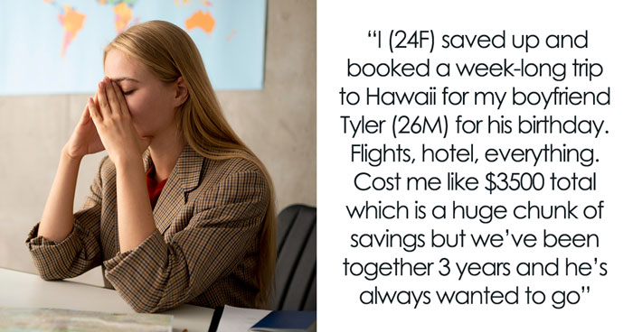 GF Gifts BF Fancy Vacation, Quickly Takes It Back After His Friend Mocks Her And BF Laughs Along
