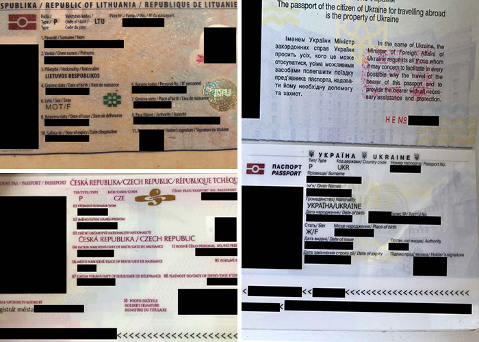 Passports with personal details blacked out, linked to new Epstein files revealing photos of women with disturbing messages. Passports with personal details blacked out, linked to new Epstein files revealing photos of women with disturbing messages.