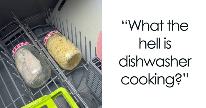 People Keep Sharing Their Cooking In The Dishwasher, It Confuses And Disgusts The Internet