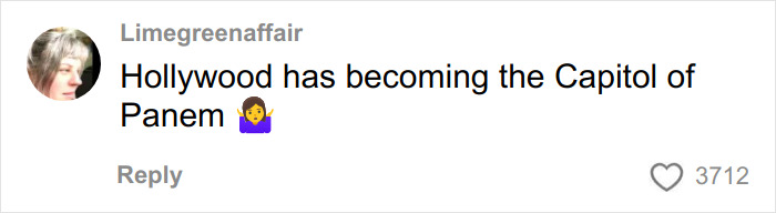 Comment on social media discussing Hollywood actresses starting to look identical, sparking debate about changing faces.