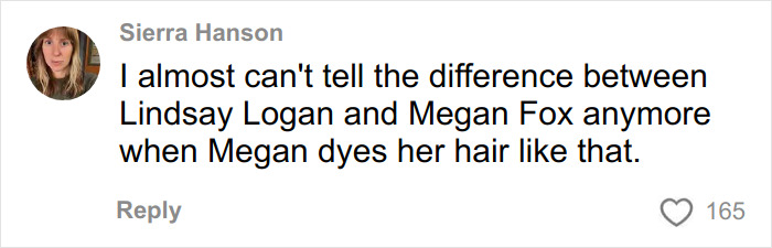 Comment discussing how Hollywood actresses are starting to look identical, sparking faces debate online.