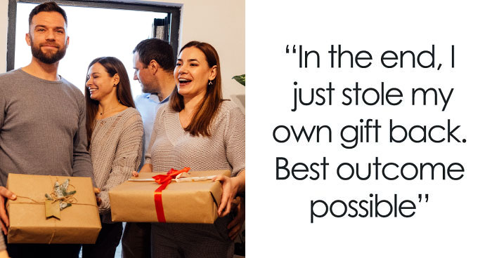 Man Participates In White Elephant But Steals Back His Own Gift And Returns It To The Store