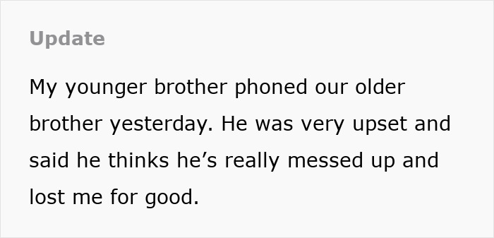 Text update about vegan teen&rsquo;s family conflict with toxic relatives and brother, highlighting tension over her diet choices.