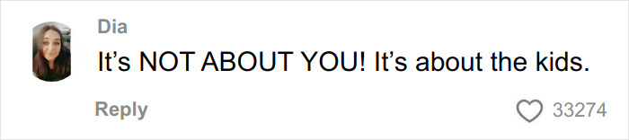 Comment from user Dia emphasizing the focus on children amid backlash over Dollar Store items for Angel Tree.