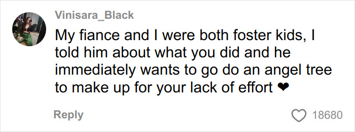 Social media comment about a woman sparking backlash after buying dollar store items for child&rsquo;s Angel Tree haul.