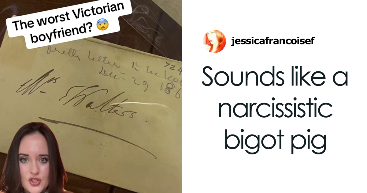 This Victorian Letter From A Man To His Pregnant Mistress Proves Red Flags Are Timeless