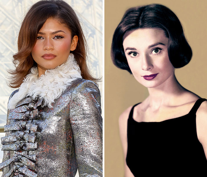 Zendaya (2025) & Audrey Hepburn (1958) - 29yo
