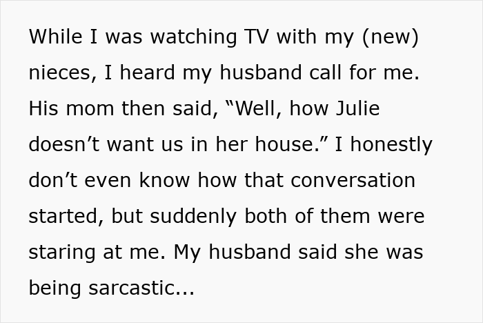 Wife refuses to house husband&rsquo;s mommy causing a fit over relatives living with them at home.