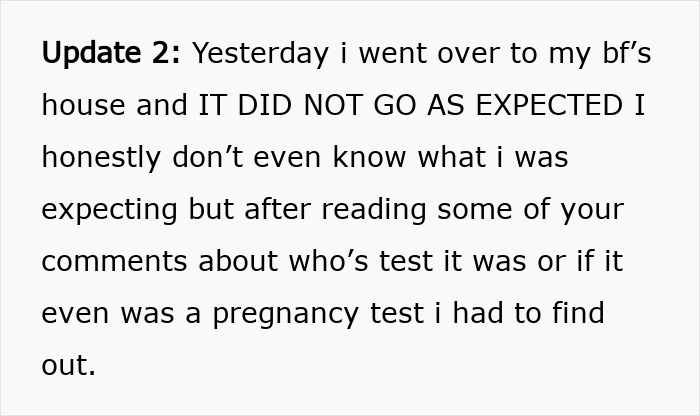Text update about a man showing his true colors after assuming fianc&eacute;e is pregnant, leaving her shocked and humiliated.