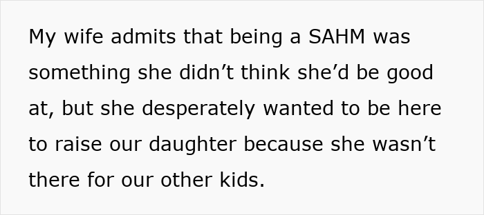 Man Annoyed After Wife Struggles With Being SAHM For 3YO, As He Did It For 25 Years With 4 Kids