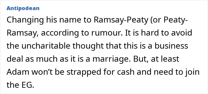 Adam Peaty changing his name after controversial wedding to Gordon Ramsay&rsquo;s daughter with ex responding.