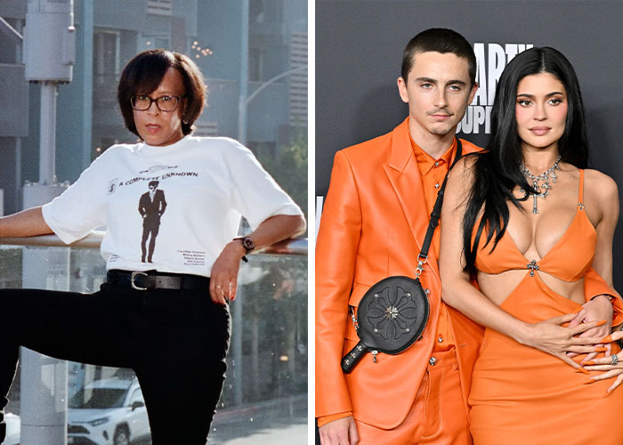 Two images side by side showing celebrities known for starting drama and stars who remained unbothered.