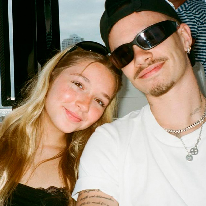 Harper Beckham and Brooklyn Beckham together, Harper breaks silence following Brooklyn&rsquo;s explosive attack on parents.