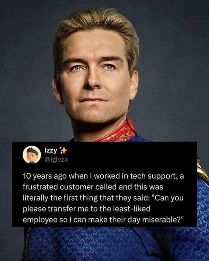 Screenshot of a humorous tech support tweet shared to distract from responsibilities with funny screenshots.