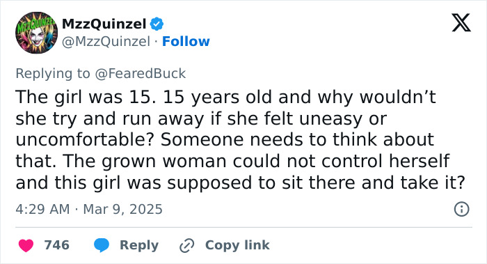 Tweet from a user discussing a Maryland hairstylist dragging a teen client by her hair in a viral salon video.
