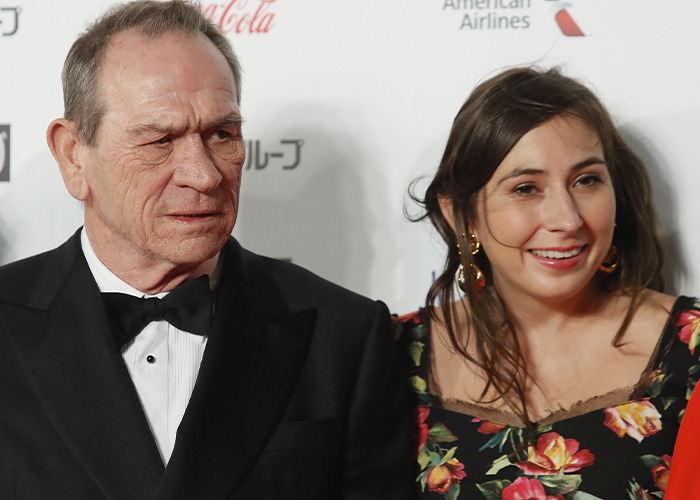 Tommy Lee Jones at an event with his daughter Victoria who had a pending plea deal before her passing, court records show