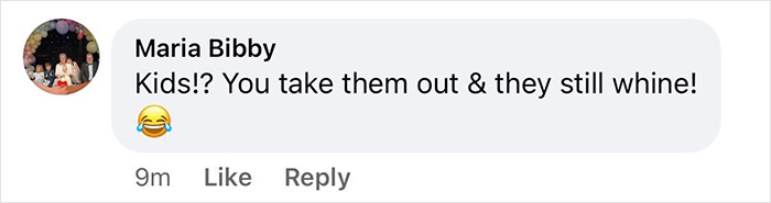 Comment on social media post showing Maria Bibby&rsquo;s reaction to Matt Damon's teen daughter roasting his red carpet pose.