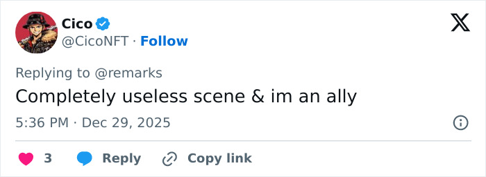 Screenshot of a Twitter reply criticizing a scene, mentioning Stranger Things star Noah Schnapp and Will Byers. Screenshot of a Twitter reply criticizing a scene, mentioning Stranger Things star Noah Schnapp and Will Byers.