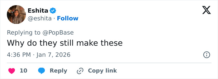 Social media reply about Zendaya wax figure saying Why do they still make these, with timestamp and reactions.