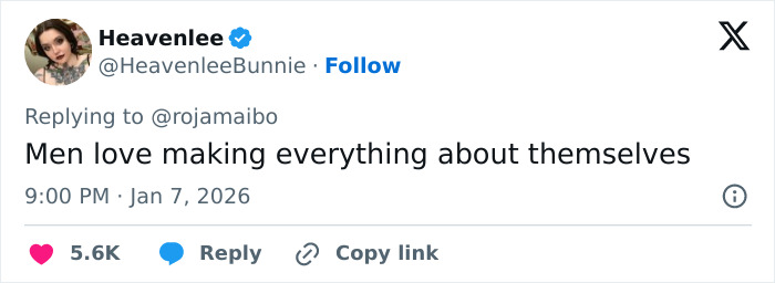 Screenshot of a tweet from Heavenlee responding to online trolling related to a woman&rsquo;s viral breast reduction story.