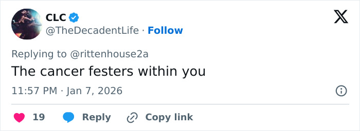 Screenshot of a tweet reacting to Kyle Rittenhouse&rsquo;s response related to ICE slaying controversy in Minneapolis.