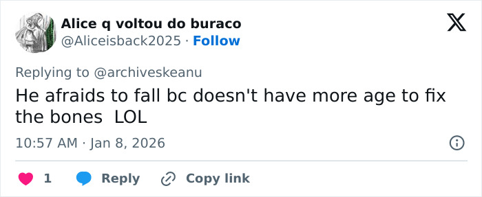 Video of Keanu Reeves Ice Skating With Alexandra Grant Leaves Fans Worried and Reignites Rumors