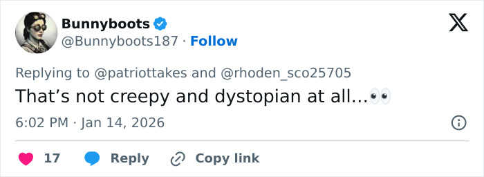 Tweet comment on creepy Mar-a-Lago event with people wearing dog masks and old-time costumes, expressing disbelief.