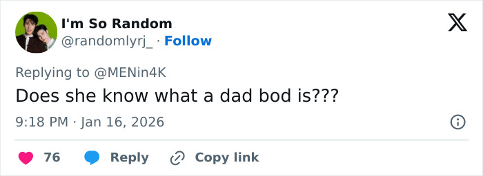 Screenshot of a tweet replying to a critic's comment about Peter Claffey's body in A Knight of the Seven Kingdoms review.