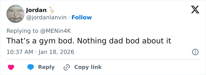 Twitter user Jordan replying to a comment, defending Peter Claffey's body in a Knight of the Seven Kingdoms review.