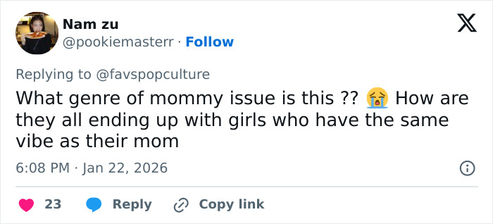 Tweet discussing Cruz Beckham&rsquo;s outing with his mom lookalike girlfriend sparking buzz about age and family vibe.