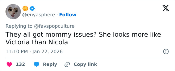 Tweet discussing Cruz Beckham&rsquo;s outing with mom lookalike girlfriend, sparking buzz about how old she is.