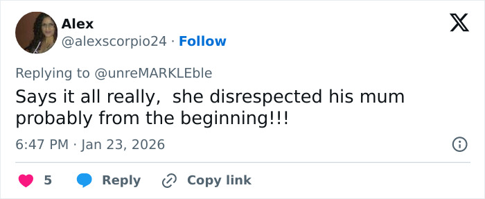 Social media comment highlighting tension in the Victoria Beckham and Nicola Peltz feud going viral online.