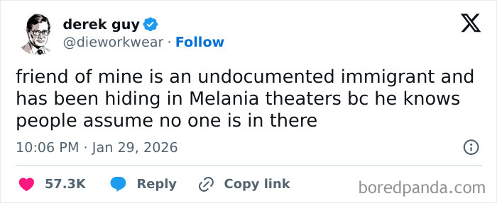 Tweet mocking Melania Trump’s documentary premiere, using humor and memes to highlight its flop online.