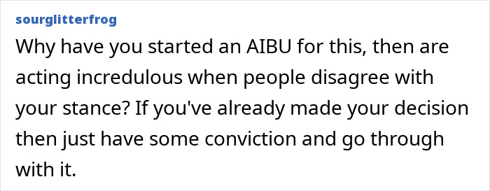 Screenshot of an online comment discussing someone&rsquo;s reaction after a mom learns her son is cheating on his girlfriend.